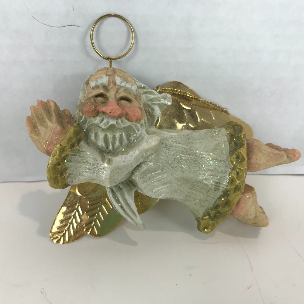 Winged Santa Angel Ornament